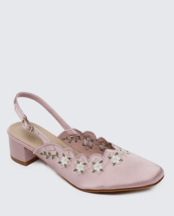Anastasia Comfy Heels In Pink