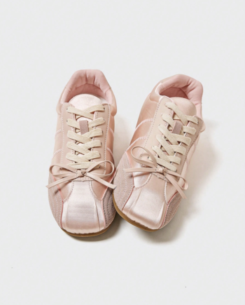 Rosette Ballet Sneaker - Blush Pink