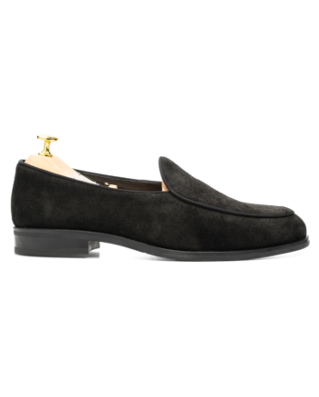 Tassel Loafer - Black Polished Leather