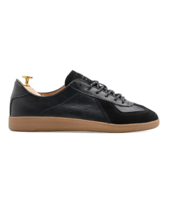 Trainers - Solid Black Suede
